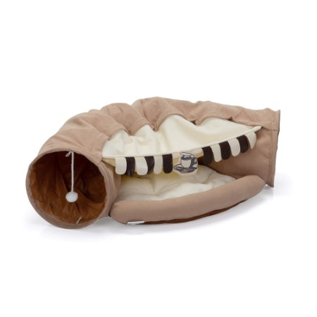 Cat's Tunnel Cushioned Bed
