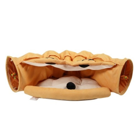 Cat's Tunnel Cushioned Bed