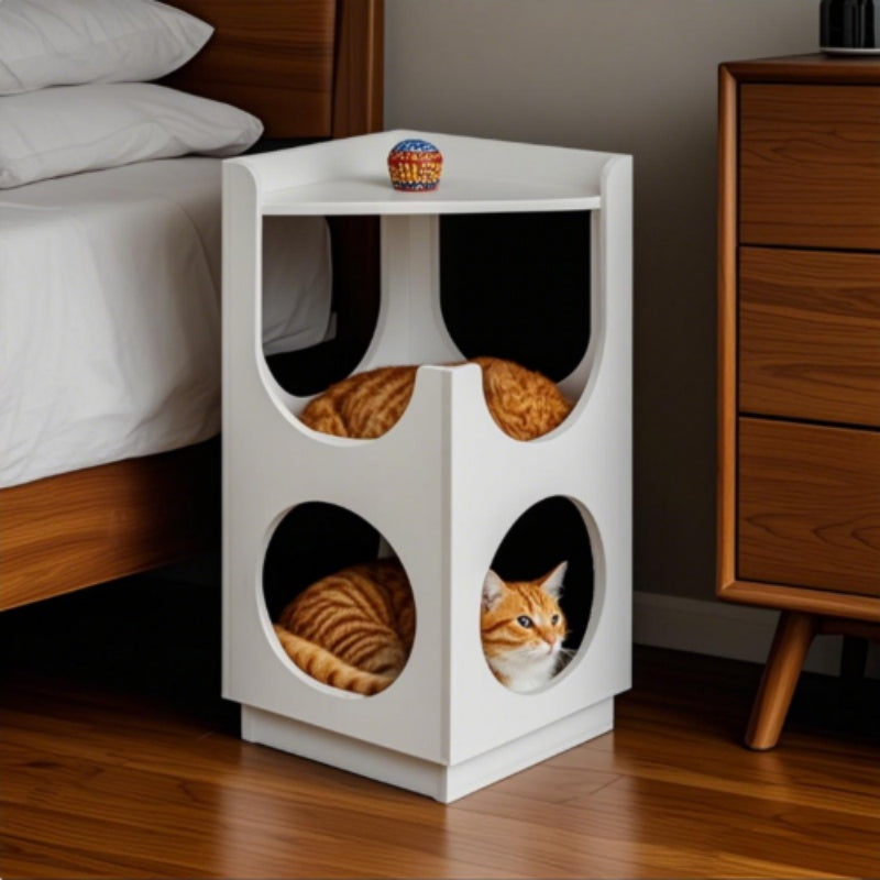 Multifunctional Double-layer Cat Station