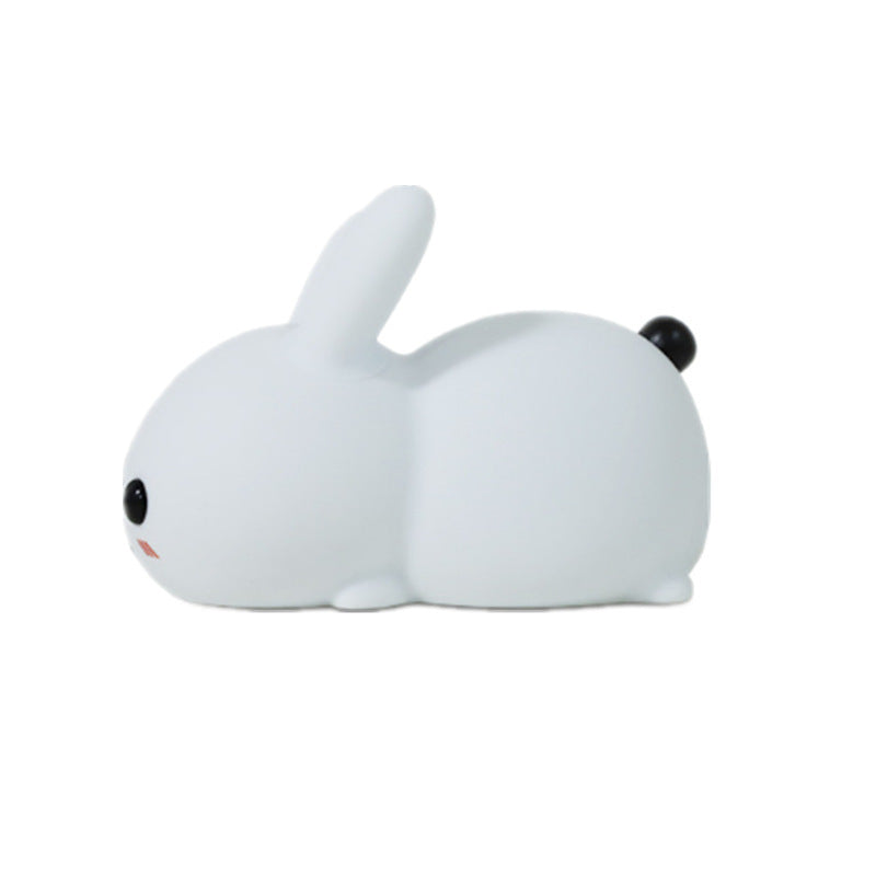 Colorful Rabbit Silicone Night Light Led