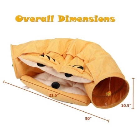 Cat's Tunnel Cushioned Bed