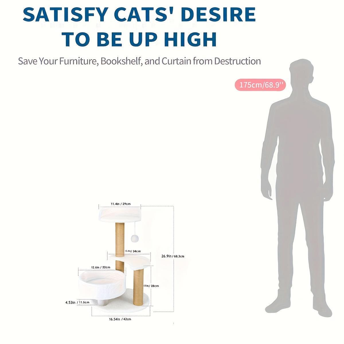 Multi-layer Cat Tree Indoor Cat Furniture With Scratching Post