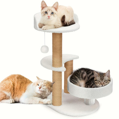 Multi-layer Cat Tree Indoor Cat Furniture With Scratching Post